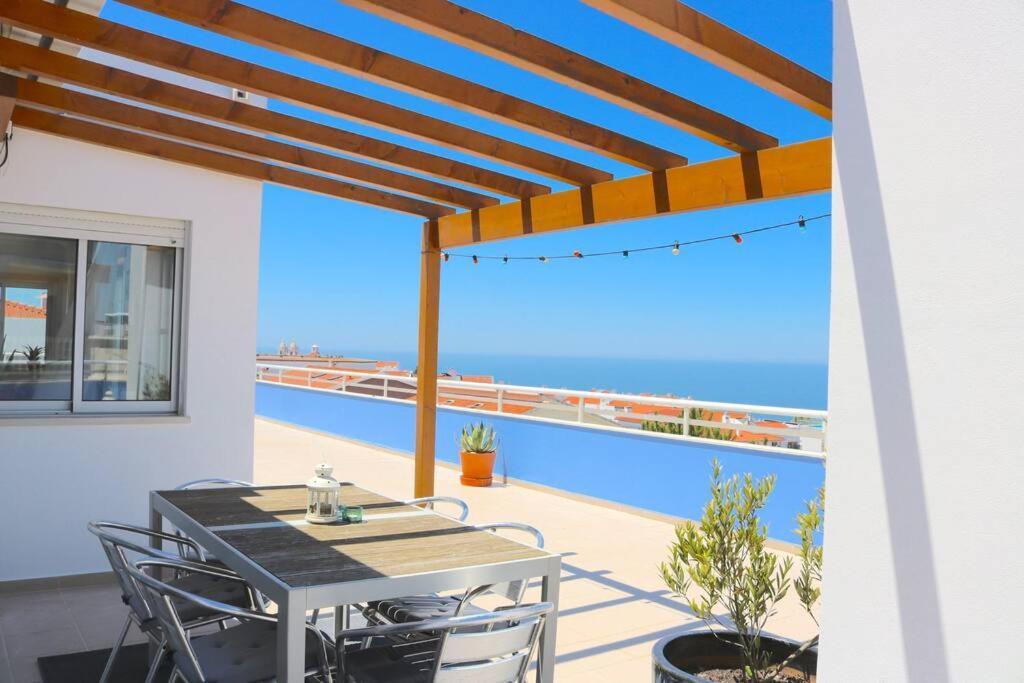 Sitio Penthouse - Big Terrace With Sea View & Bbq Villa Nazaré Exterior foto
