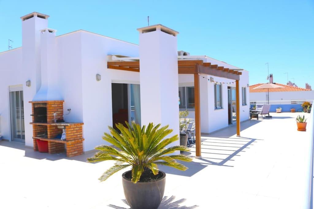 Sitio Penthouse - Big Terrace With Sea View & Bbq Villa Nazaré Exterior foto