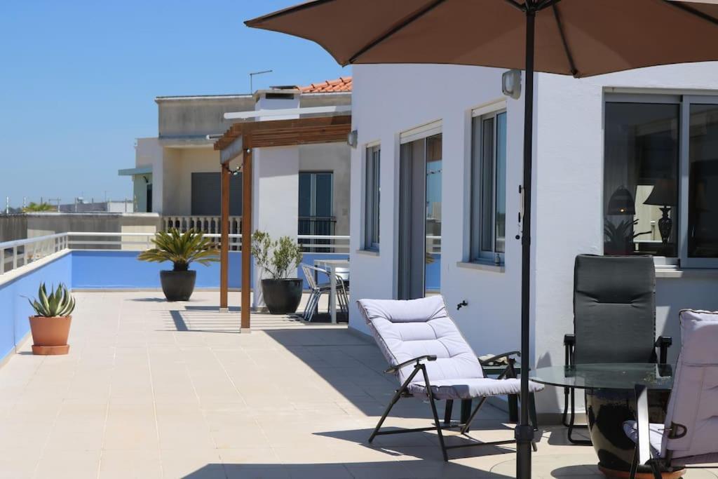 Sitio Penthouse - Big Terrace With Sea View & Bbq Villa Nazaré Exterior foto