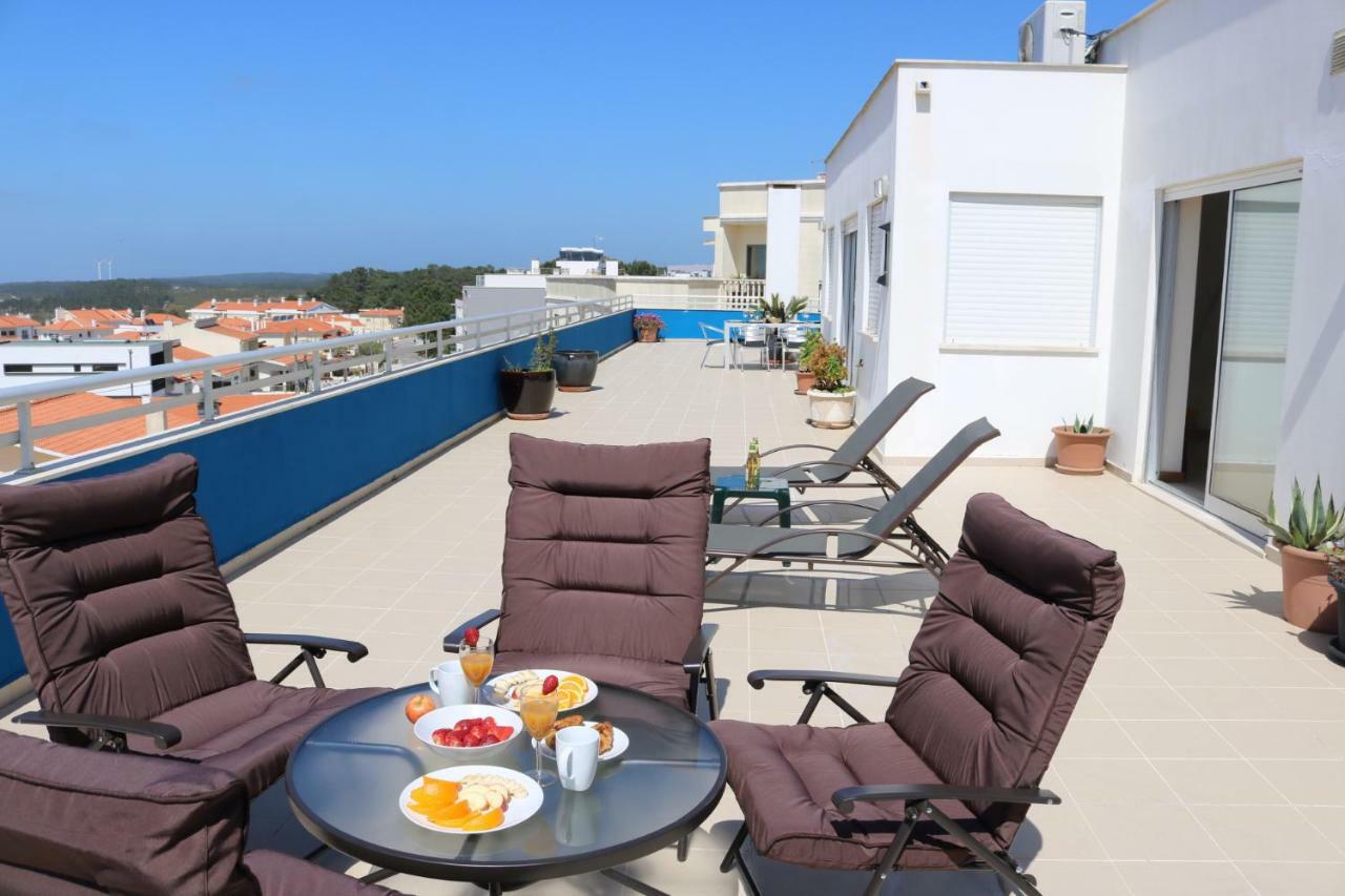 Sitio Penthouse - Big Terrace With Sea View & Bbq Villa Nazaré Exterior foto